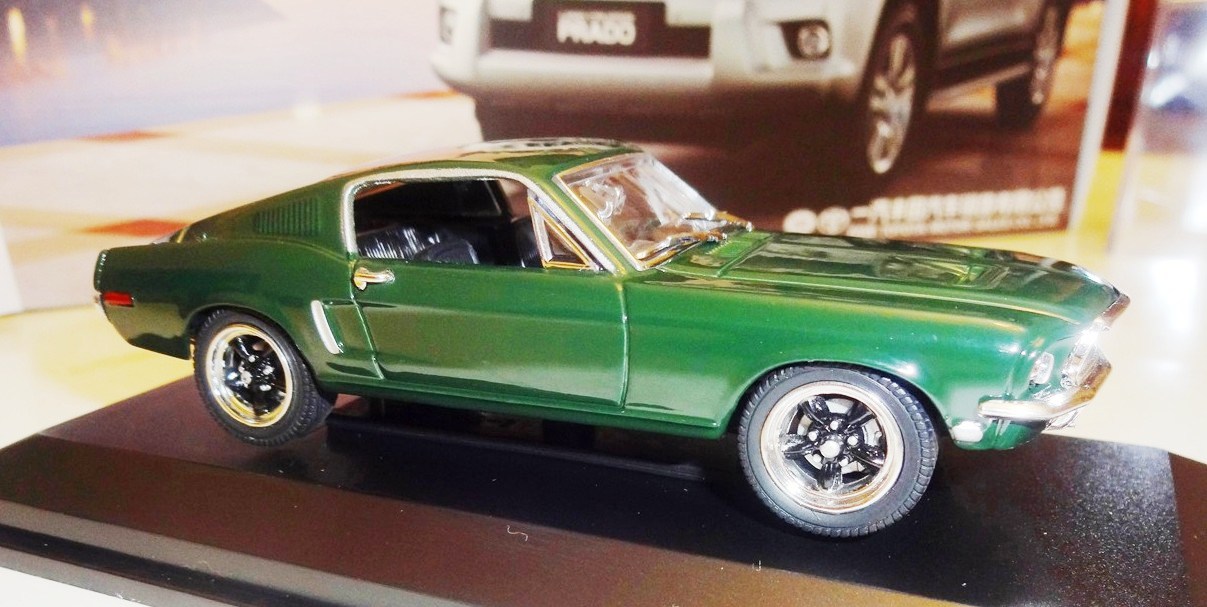 Автомобиль - Мустанг Bullitt, образца 1968 года, масштаб 1/43, серия Премиум  
